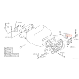 Joint retour d'huile Solénoïde AVCS SUBARU WRX/STI 2001-2020
