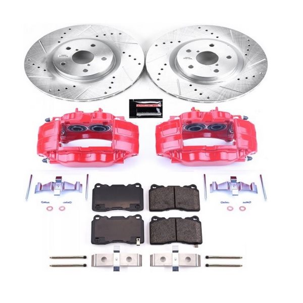 Etrier de frein 4 pistons Rouge Avant SUBARU GT/WRX/STI 1993-2007