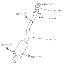 Silencieux d'Echappement HKS "Silent Hi-Power" Mazda RX-7 FD