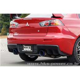 Ligne d'Echappement HKS "Super Turbo" Mitsubishi Lancer Evo X