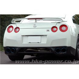HKS "Legamax" Ti-Tip (MIG) Catback for Nissan GT-R
