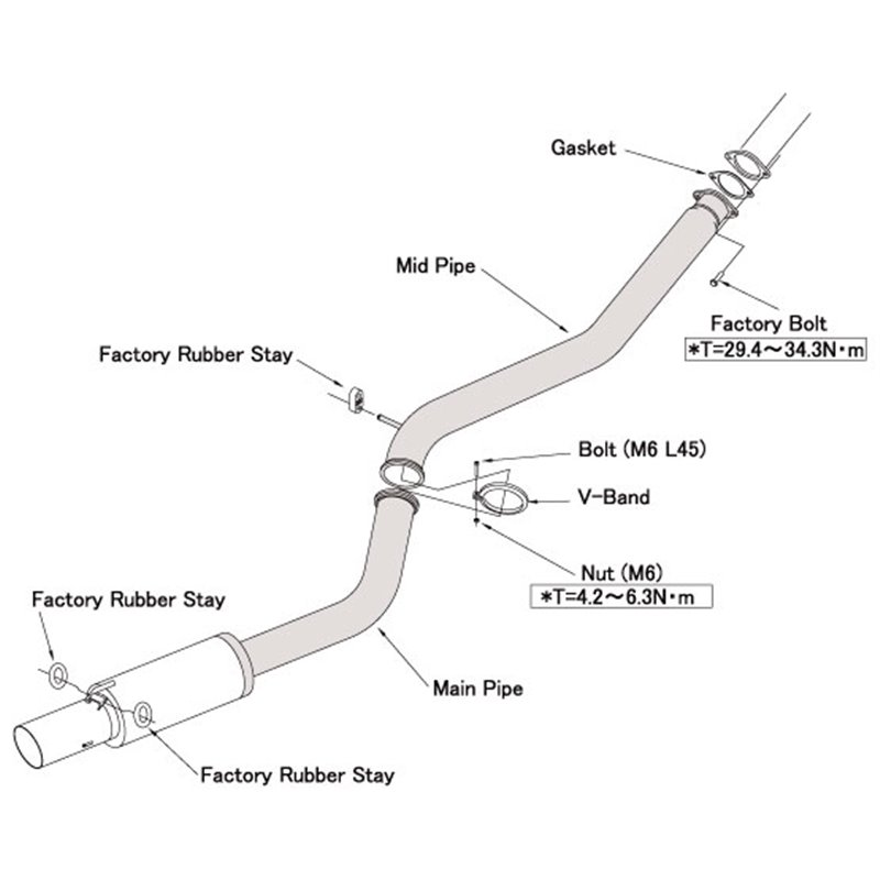 Ligne d'Echappement HKS "Hi-Power" Toyota Supra MK4 (2JZ-GTE)