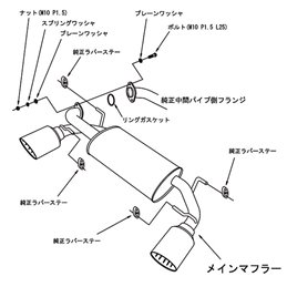 Silencieux d'Echappement HKS "Legamax Premium" Toyota GT86