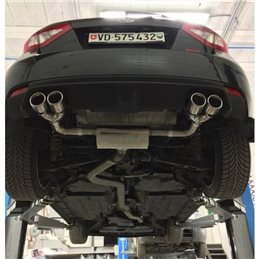 Ligne d'échappement (De-Cat et Resonateur) Impreza STI Turbo (Hatchback) 08-11 cobra sport