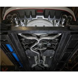 Ligne d'échappement (avec catalyseur sport et sans résonateur) WRX / STI 2.5 14-19 cobra sport