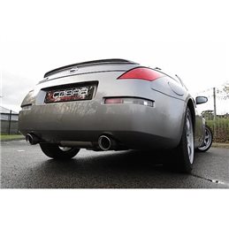 Silencieux et intermédiaire (avec résonnateur) 350Z cobra sport