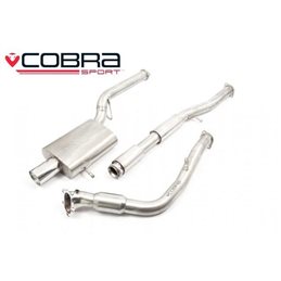 Ligne d'échappement (type piste) (avec cata sport) Impreza Turbo 01-07 cobra sport