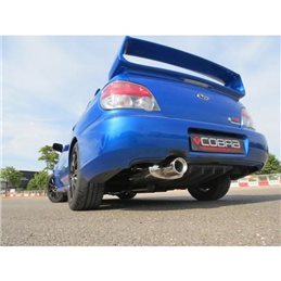 Ligne d'échappement (type piste) (avec cata sport) Impreza Turbo 01-07 cobra sport