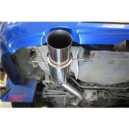 Silencieux et Intermédiaire (type course - avec résonateur) Impreza Turbo 01-08 cobra sport