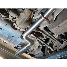 Cat Back System (Race type - Resonated) Impreza Turbo 93-00 cobra sport