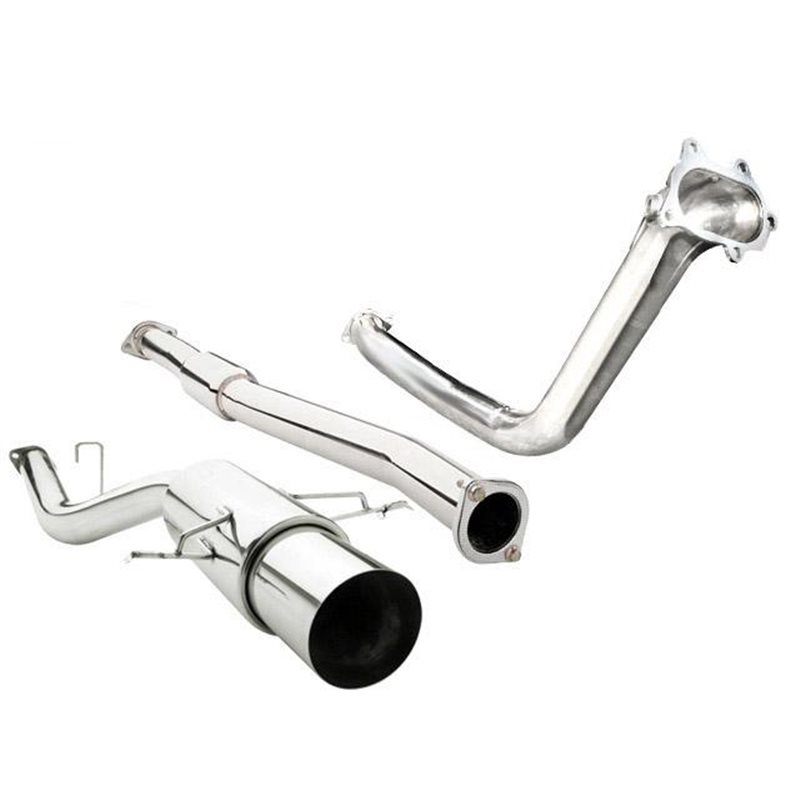Ligne d'échappement Turbo (type course) (De-Cat et Resonateur) Impreza Turbo 93-00 cobra sport