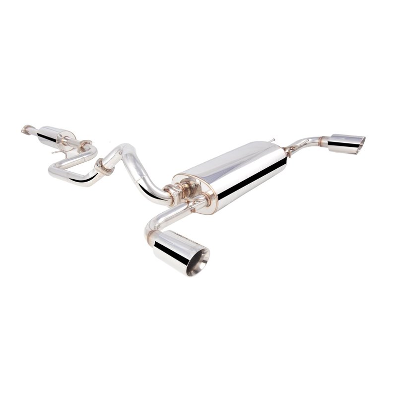 Silencieux et Intermédiaire Inox 63mm avec silencieux central Varex la Mazda 3 SP25 2010