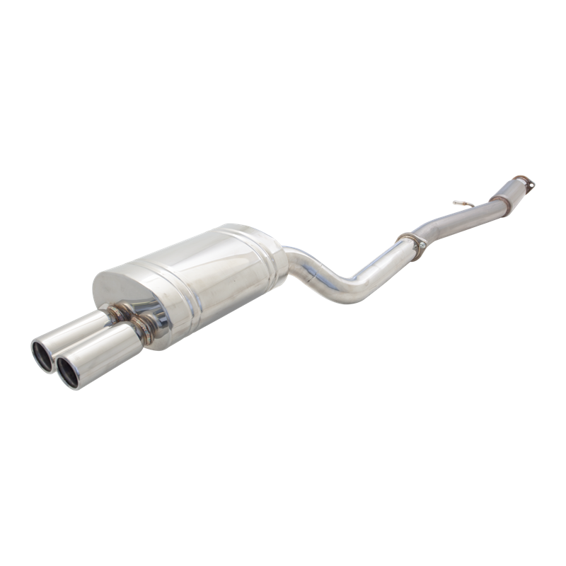 Silencieux et Intermédiaire Inox 76mm avec silencieux ovale et double embout Subaru WRX 1994-2007