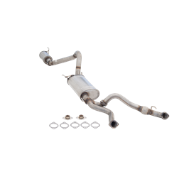 Silencieux et Intermédiaire Inox Toyota Landcruiser 100 Series V8 Wagon 1998-2007