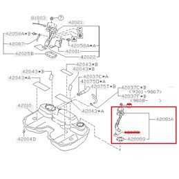 Support de Pompe carburant complet SUBARU GT 1993-1996
