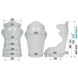 Siège Baquet SPARCO ADV SCX en Carbone (FIA)