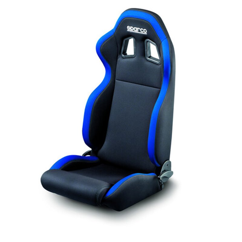 SPARCO R100 Bucket Seat - Black / Blue