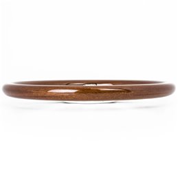 Volant Nardi Classic ND36, Bois Liseret Noir, Branches Chromées, Tulipé 40mm, Ø36 cm