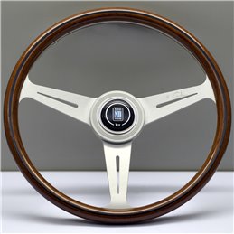 Volant Nardi Classic ND36, Bois, Branches Alu, Tulipé 40mm, Ø36 cm (Gros Moyeu)