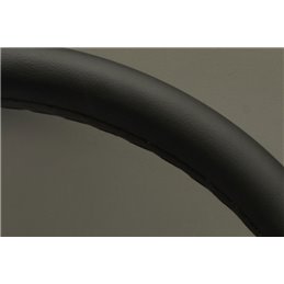 Volant Nardi Classic ND36, Cuir Noir, Branches Alu, Coutures Grises, Tulipé 40mm, Ø36 cm, Centre Noir