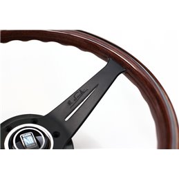 Volant Nardi Deep Corn, Bois, Branches Noires, Tulipé 75mm, Ø35 cm