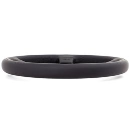 Volant Nardi Twin Line, Cuir Noir, Branches Noires, Ø35 cm