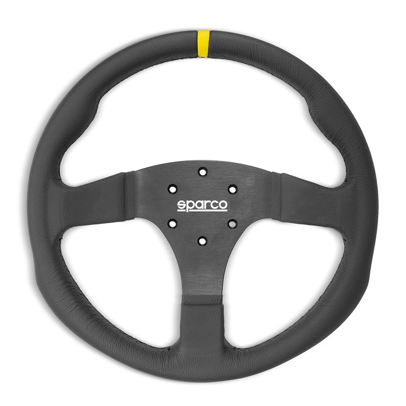 Volant Sparco R330, Plat, Cuir
