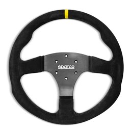 Sparco R330 Flat Steering Wheel, Suede