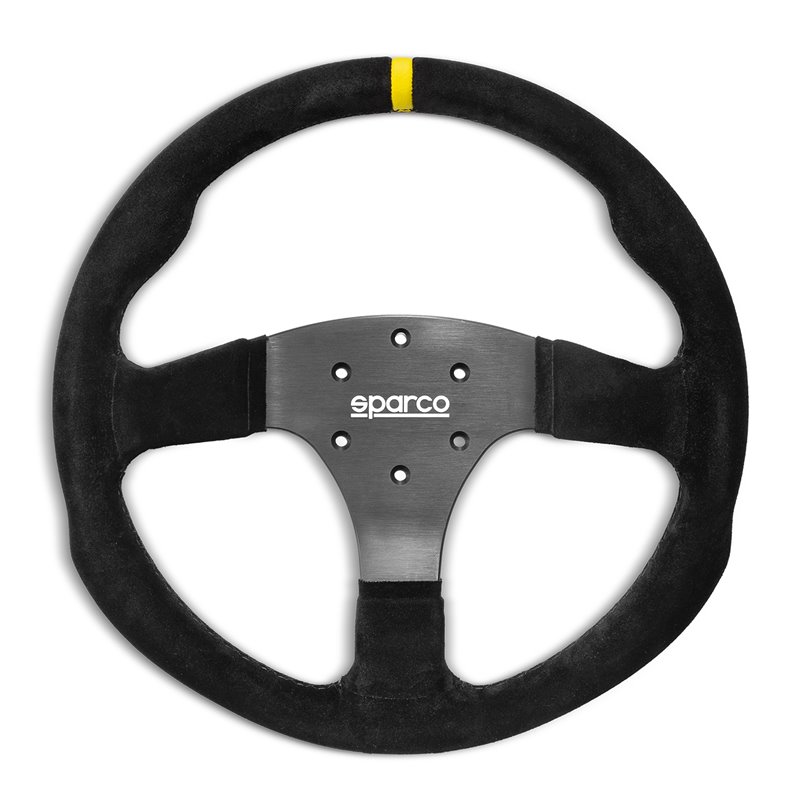 Volant Sparco R330, Plat, Cuir Retourné