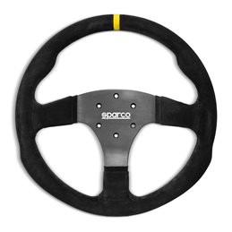 Volant Sparco R350, Plat, Cuir Retourné