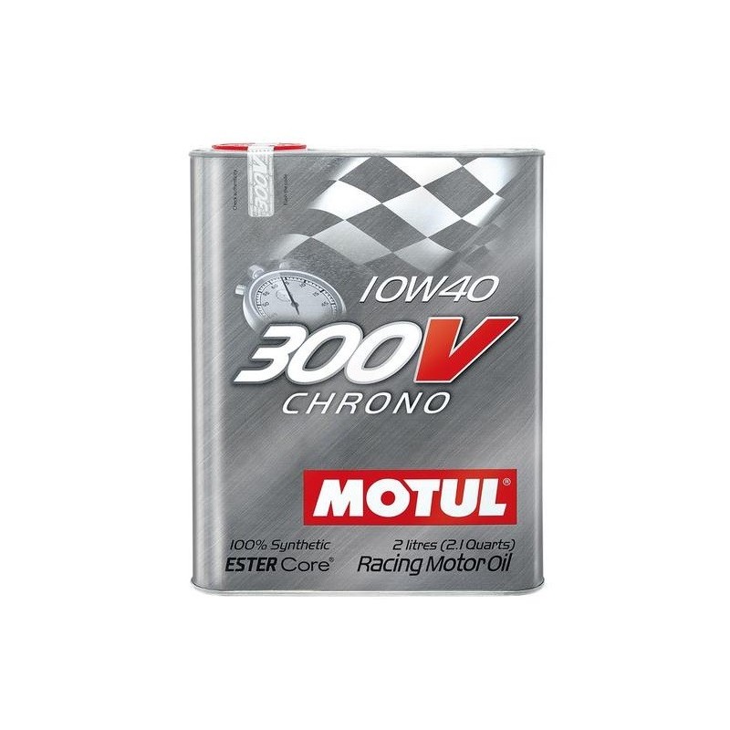 Huile moteur MOTUL 300V 10W40 - Bidon 2L