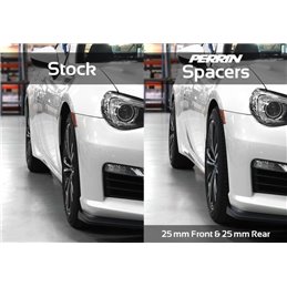 Elargisseurs Voies PERRIN 5x100 / +25mm GT/WRX/STI 1993-2011 BRZ 2011-2021