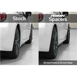 Elargisseurs Voies PERRIN 5x100 / +25mm GT/WRX/STI 1993-2011 BRZ 2011-2021