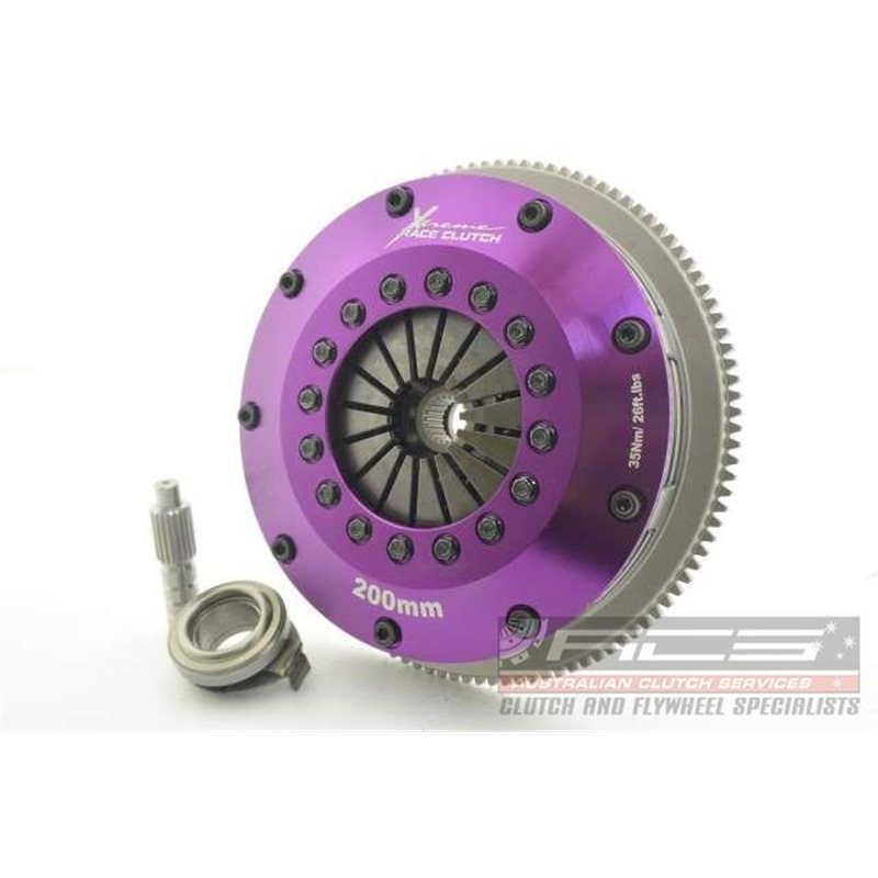 Xtreme Performance - 200mm Sprung Ceramic Twin Plate Clutch Kit Incl Flywheel Motorsport Kits MAZDA MX-5 2.0 118KW (2005-2014)