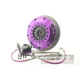 Xtreme Performance - Kit Embrayage bi disque céramique à ressort 200 mm, volant moteur et récepteur Embrayage Motorsport inclusK