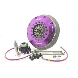 Xtreme Performance - Kit Embrayage bi disque céramique rigide 200 mm, volant moteur et récepteur Embrayage Motorsport inclusKits