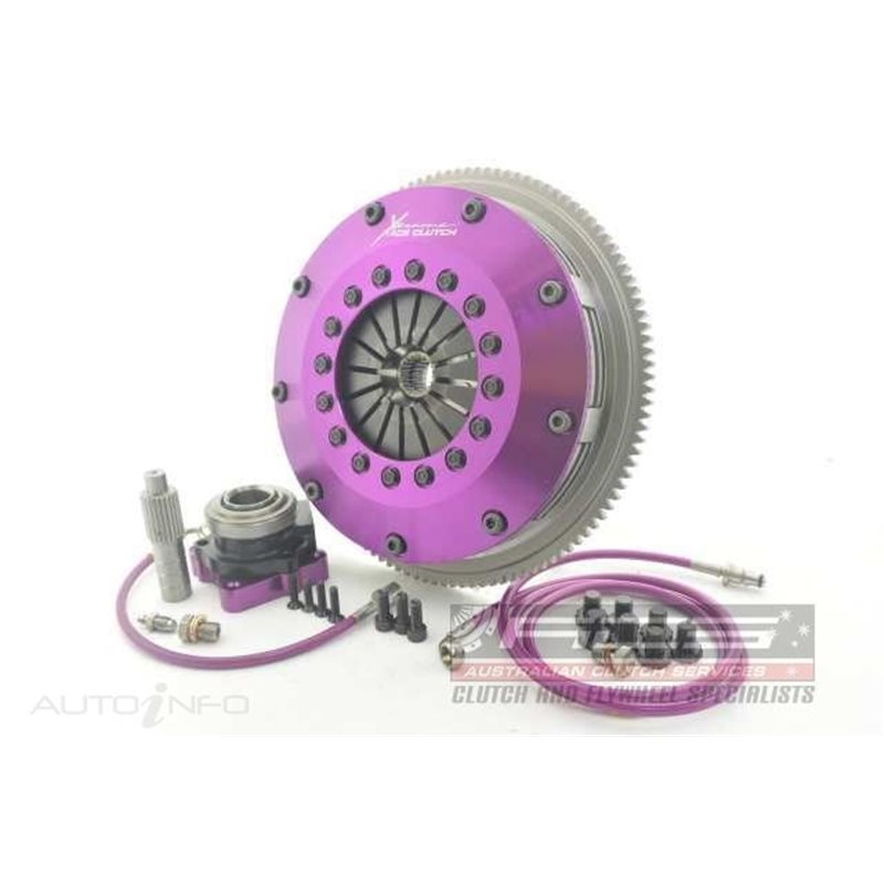 Xtreme Performance - Kit Embrayage bi disque céramique rigide 200 mm, volant moteur et récepteur Embrayage Motorsport inclusKits