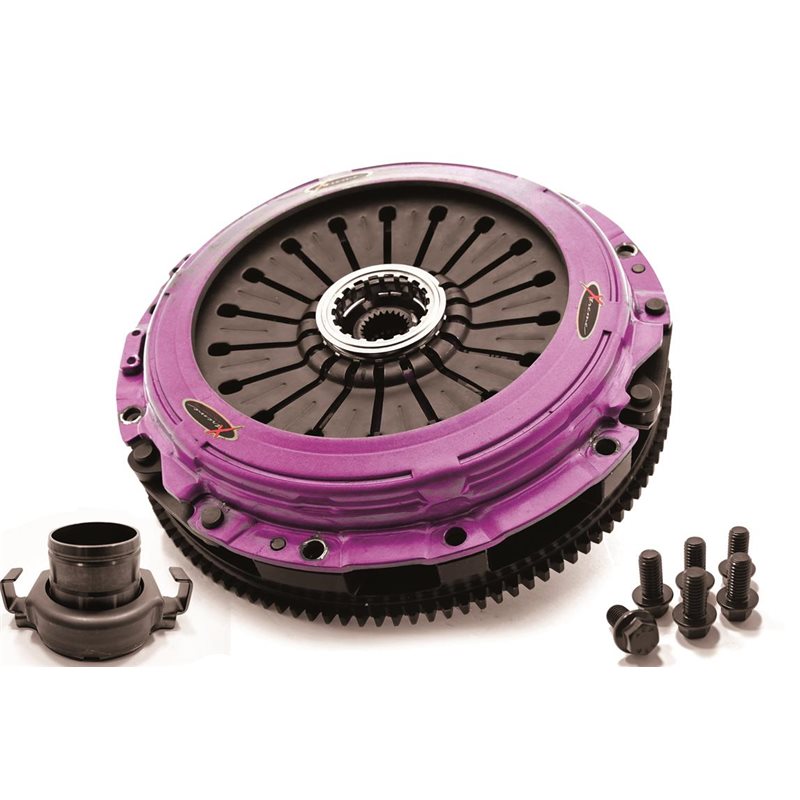 Xtreme Performance - 230mm Rigid Ceramic Twin Plate Clutch Kit Incl Flywheel Motorsport Kits MITSUBISHI LANCER 16V EVO VII (CP9A