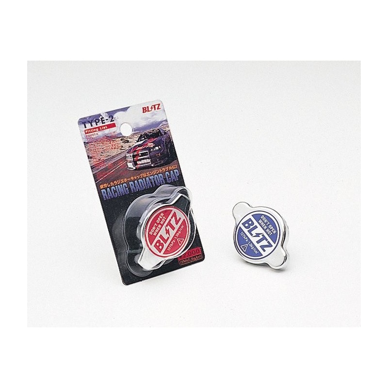 Bouchon de radiateur BLITZ haute pression 1.3 kg/cm  Type 1 - Bleu