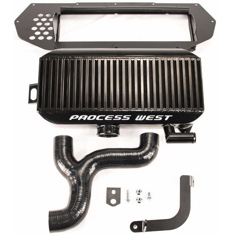Intercooler Kit Top Mount PROCESS WEST Black GT/STI 1997-1998