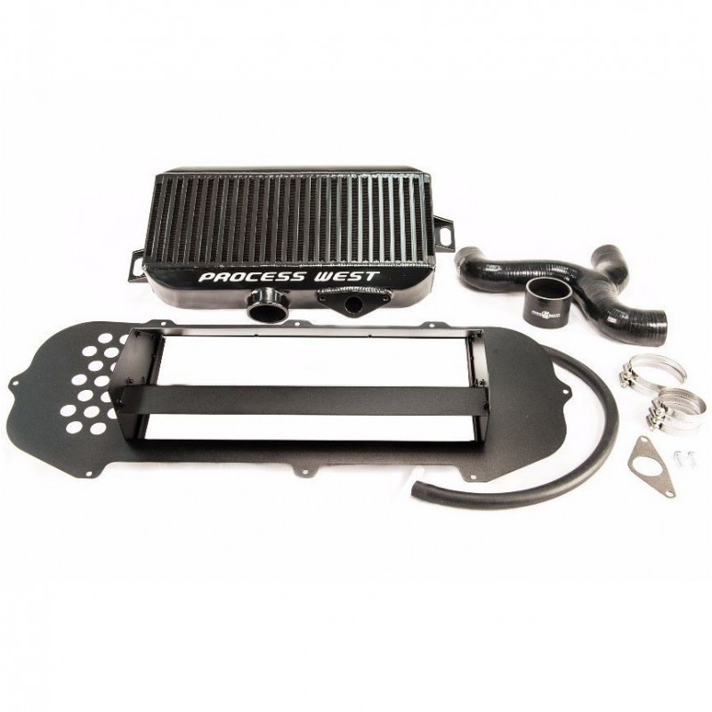 Intercooler Kit Top Mount PROCESS WEST Black STI 2003-2005