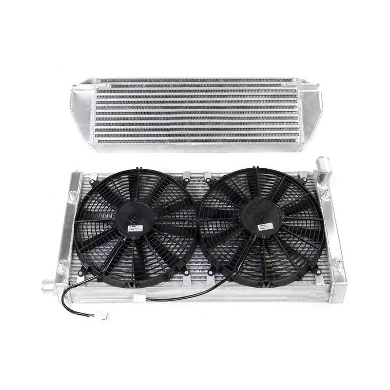 Intercooler / Radiateur eau PROCESS WEST Kit V-Mount WRX/STI 2001-2007