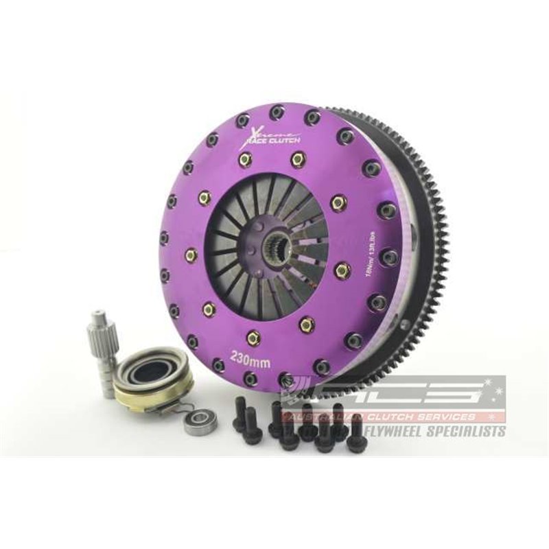 Xtreme Performance - Kit Embrayage rigide bi disque céramique 230 mm, volant moteur Motorsport inclusKits TOYOTA SOARER 3.0 (JZZ
