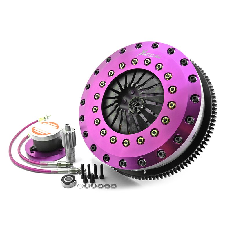 Xtreme Performance - Kit Embrayage organique bi disque 230 mm, volant moteur et récepteur Embrayage Motorsport inclusKits TOYOTA