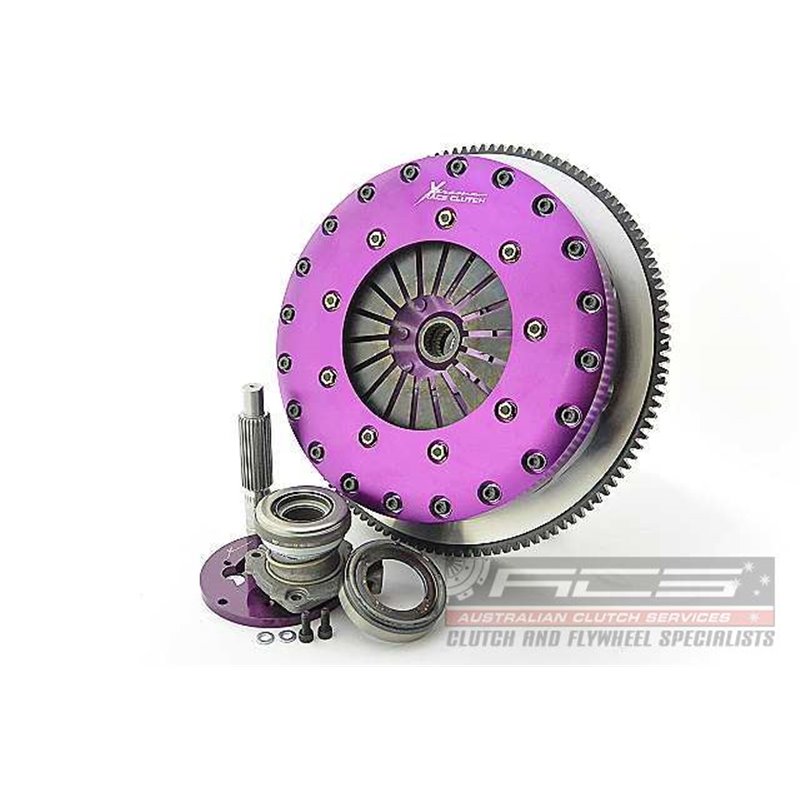 Xtreme Performance - 230mm Rigid Ceramic Twin Plate Clutch Kit Incl Flywheel & CSC Motorsport Kits NISSAN 350 Z 3.5 230KW (2007-