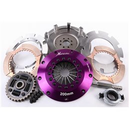 Xtreme Performance - Kit Embrayage bi disque céramique à ressort 200 mm, volant moteur Motorsport inclusKits NISSAN PULSAR 2.0 G