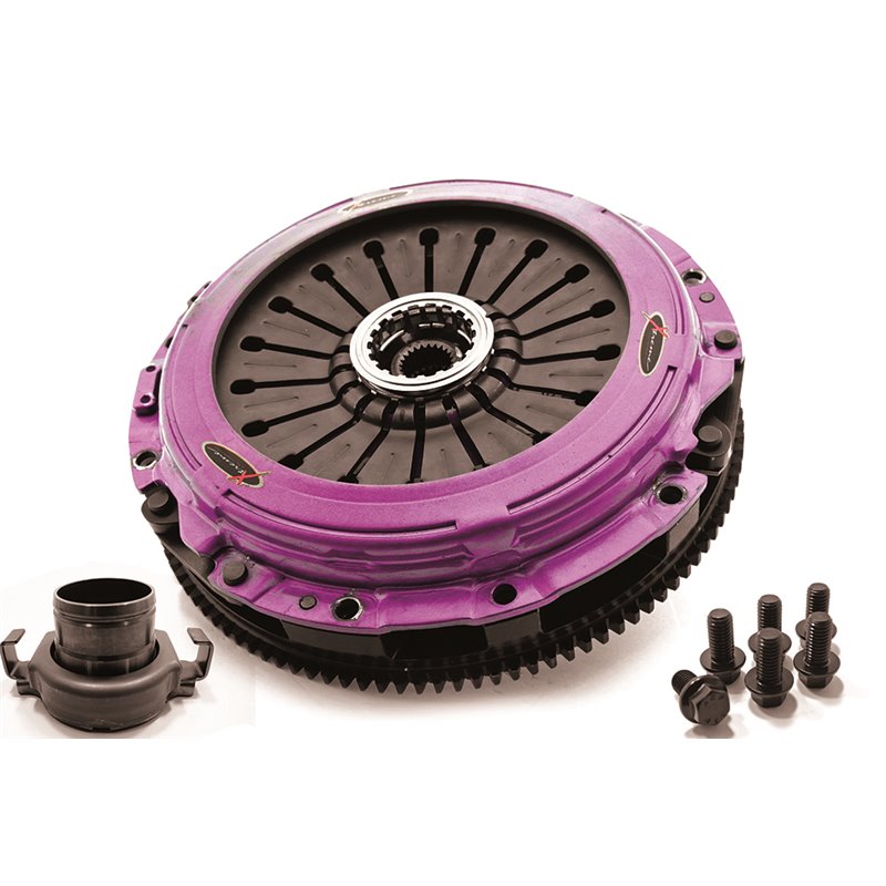 Xtreme Performance - 230mm Rigid Ceramic Twin Plate Clutch Kit Incl Flywheel Motorsport Kits MITSUBISHI LANCER 16V EVO VII (CP9A