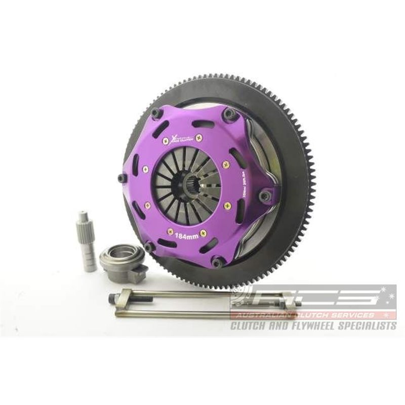 Xtreme Performance - Kit Embrayage bi disque céramique à ressort 184 mm, volant moteur Motorsport inclusKits MITSUBISHI LANCER 1