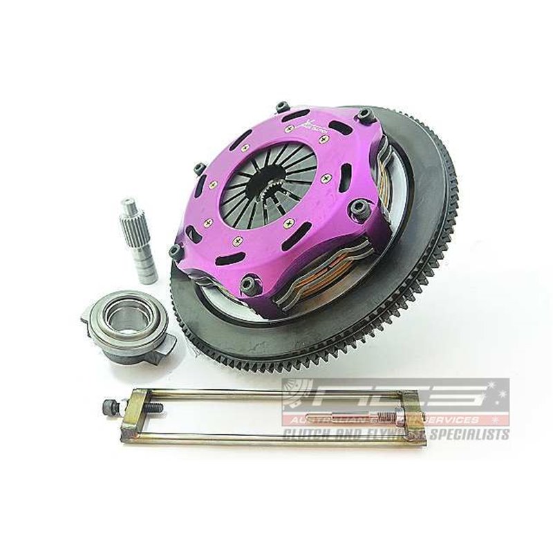 Xtreme Performance - Kit Embrayage bi disque céramique rigide 184 mm, volant moteur Motorsport inclusKits MITSUBISHI LANCER 16V 