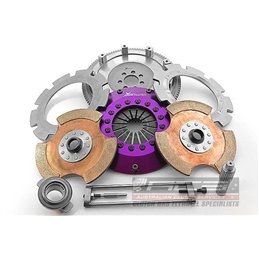 Xtreme Performance - Kit Embrayage bi disque céramique rigide 200 mm, volant moteur Motorsport inclusKits MITSUBISHI LANCER 2.0 